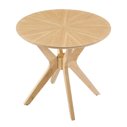 Crossroads 24" Round Wood Side Table by Modway