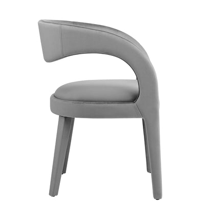 Pinnacle Performance Velvet Dining Chair Set of Two by Modway