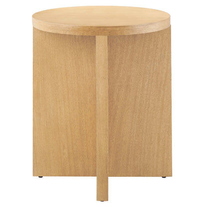 Silas Round Wood Side Table by Modway