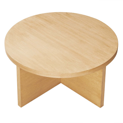 Silas Round Wood Coffee Table by Modway
