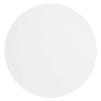 Aliza Round White Marble Side Table by Modway