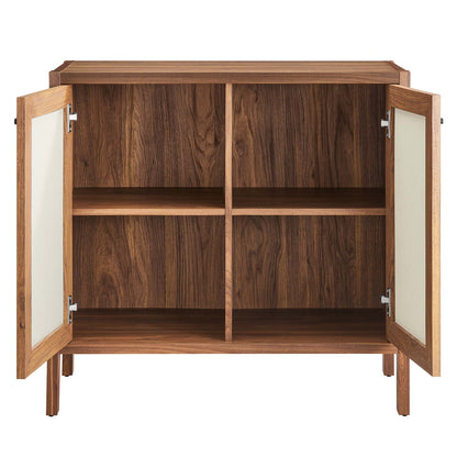 Capri 33" Wood Grain Storage Cabinet by Modway