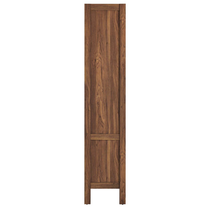Capri 4-Shelf Wood Grain Bookcase by Modway