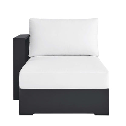 Tahoe Outdoor Patio Powder-Coated Aluminum Left-Facing Chaise Lounge
