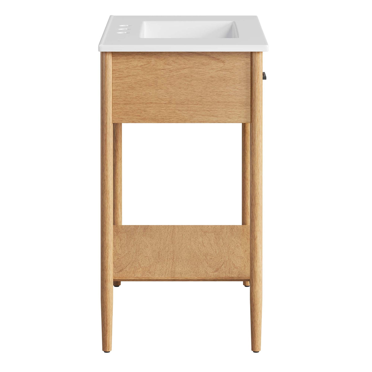 Zaire 30" Bathroom Vanity by Modway - Natural White / Walnut White