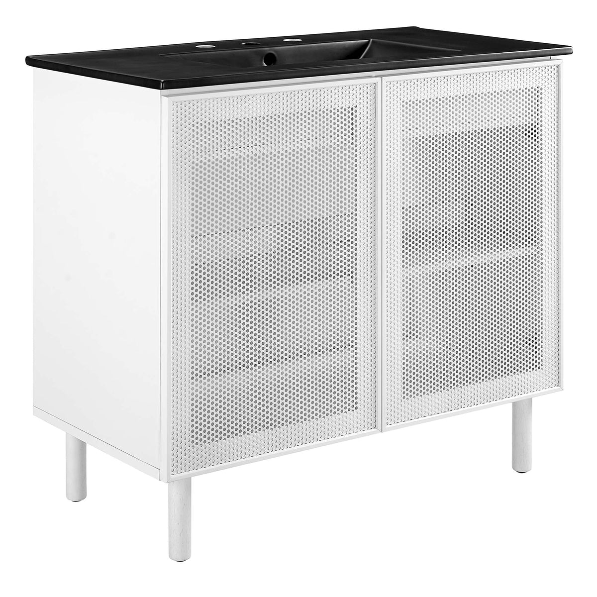 Calla 36" Perforated Metal Bathroom Vanity by Modway - EEI-6680