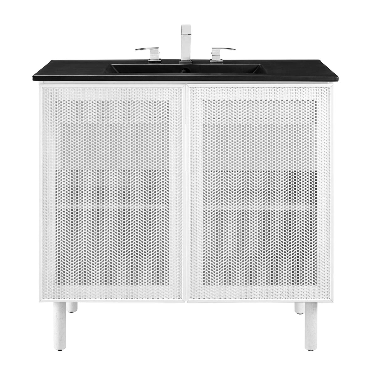 Calla 36" Perforated Metal Bathroom Vanity by Modway - EEI-6680