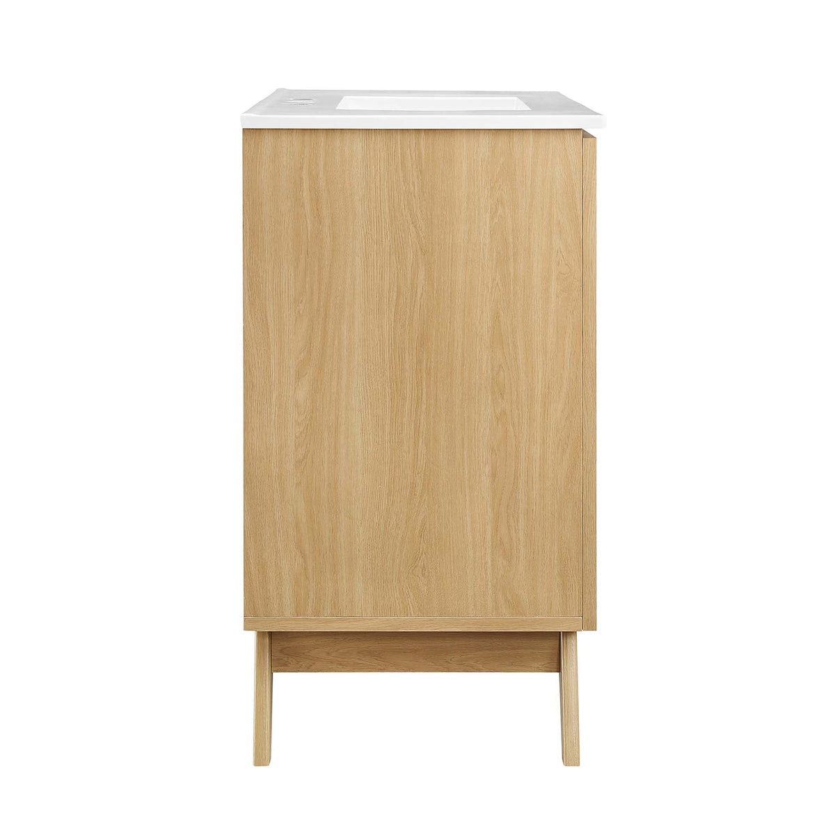 Soma 36" Bathroom Vanity by Modway - Oak White / Walnut White