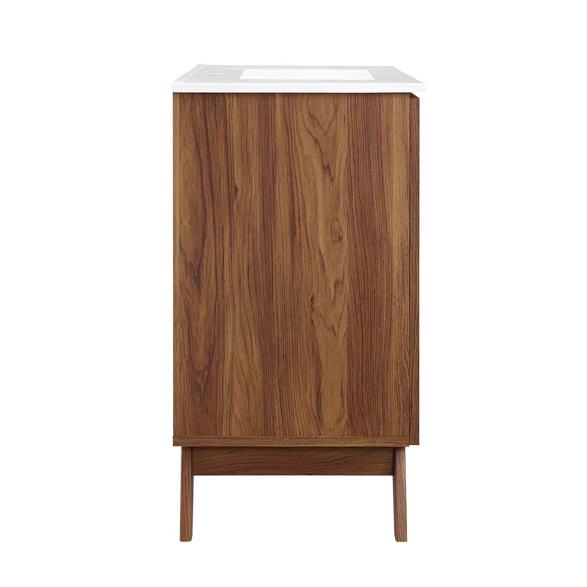 Soma 36" Bathroom Vanity by Modway - Oak White / Walnut White