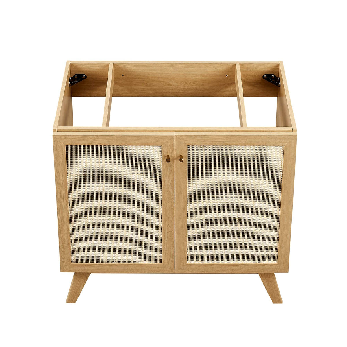 Soma 36" Bathroom Vanity by Modway - Oak Black / Walnut Black