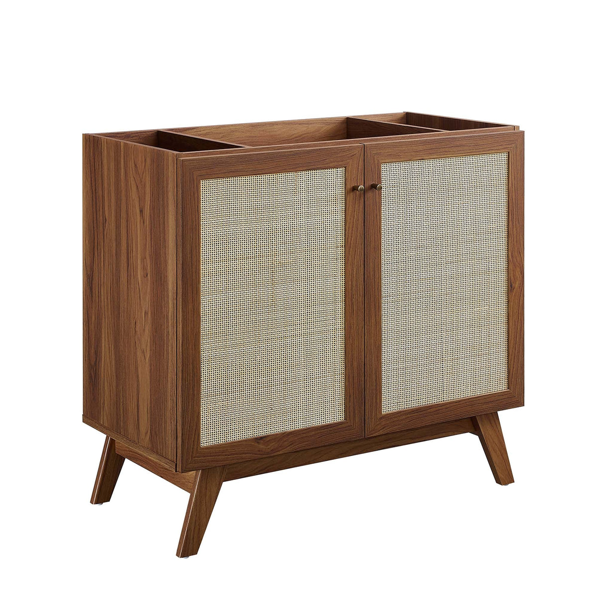 Soma 36" Bathroom Vanity by Modway - Oak Black / Walnut Black
