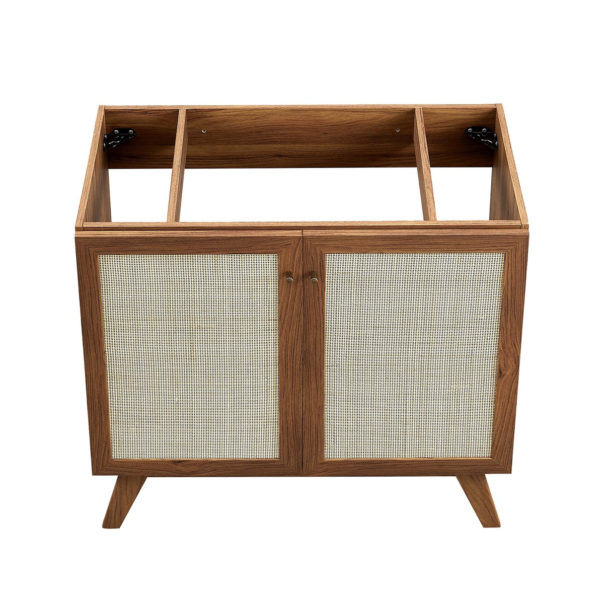 Soma 36" Bathroom Vanity by Modway - Oak Black / Walnut Black