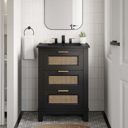 Dixie 24" Solid Wood Bathroom Vanity Cabinet by Modway