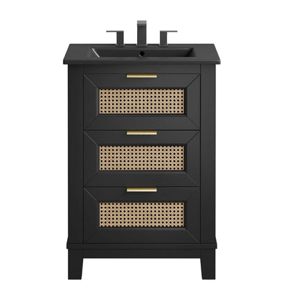 Dixie 24" Solid Wood Bathroom Vanity Cabinet by Modway