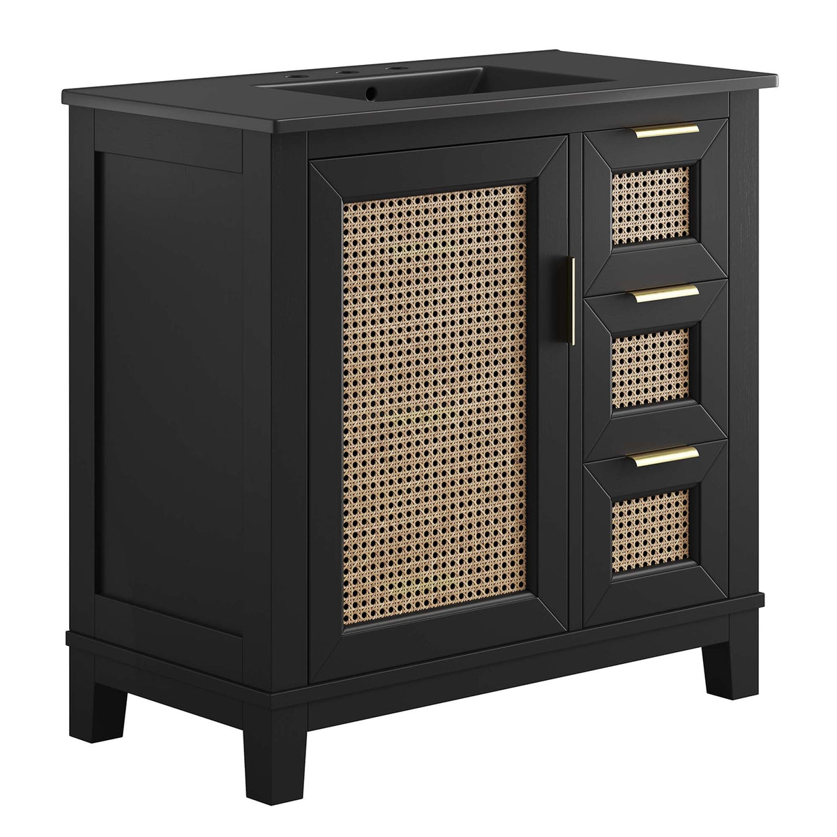Dixie 36" Solid Wood Bathroom Vanity Cabinet by Modway - EEI-6726