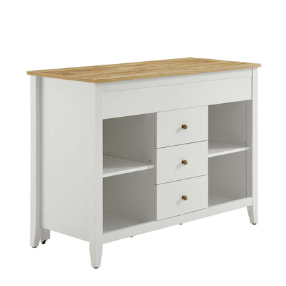 Farmstead Kitchen Island by Modway