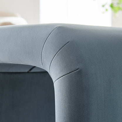Koda Performance Velvet Waterfall Stool by Modway