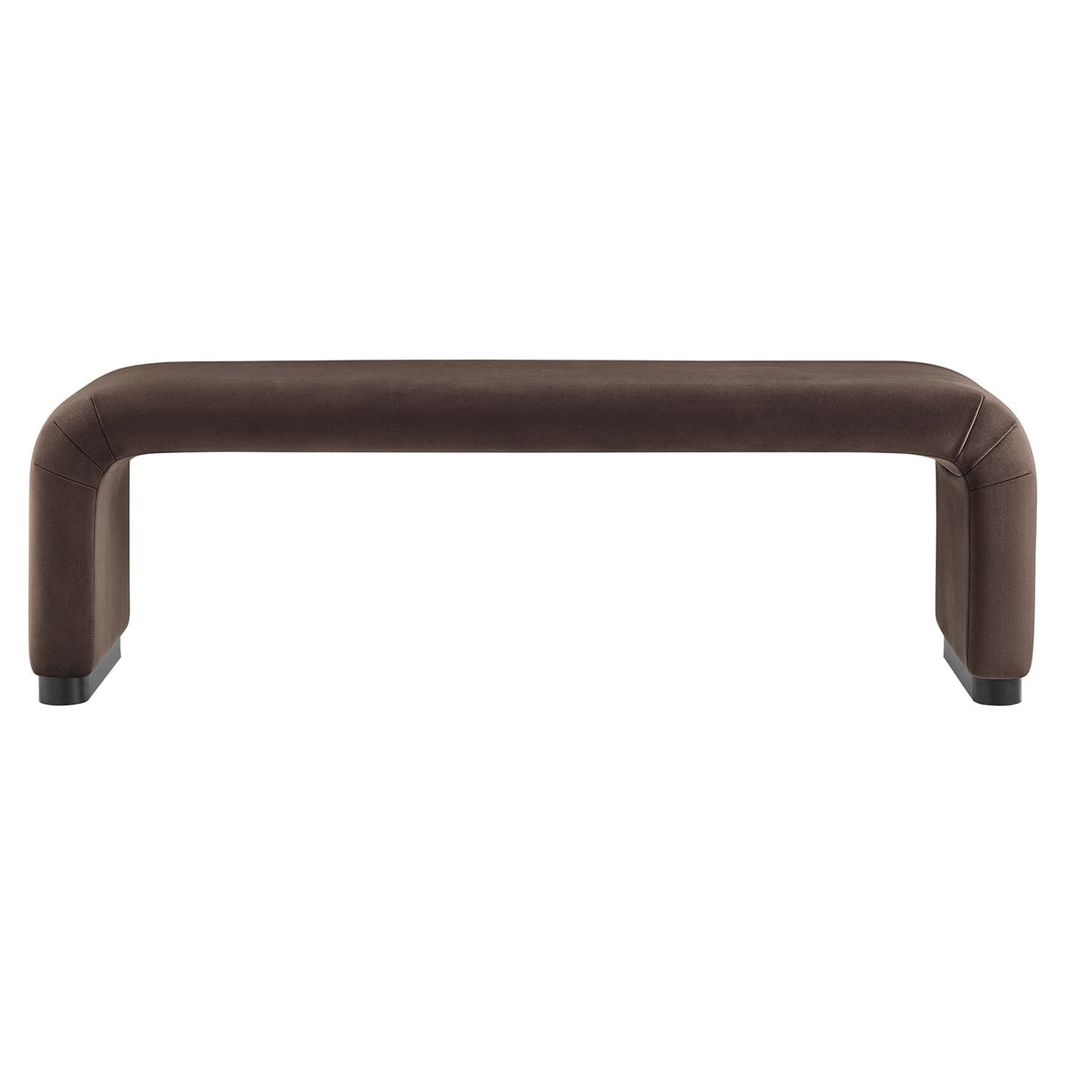 Koda Performance Velvet Waterfall Long Bench by Modway