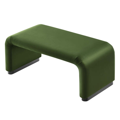 Koda Performance Velvet Waterfall Ottoman by Modway