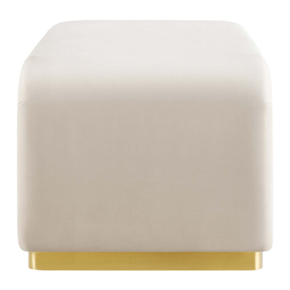 Koda Performance Velvet Waterfall Ottoman by Modway