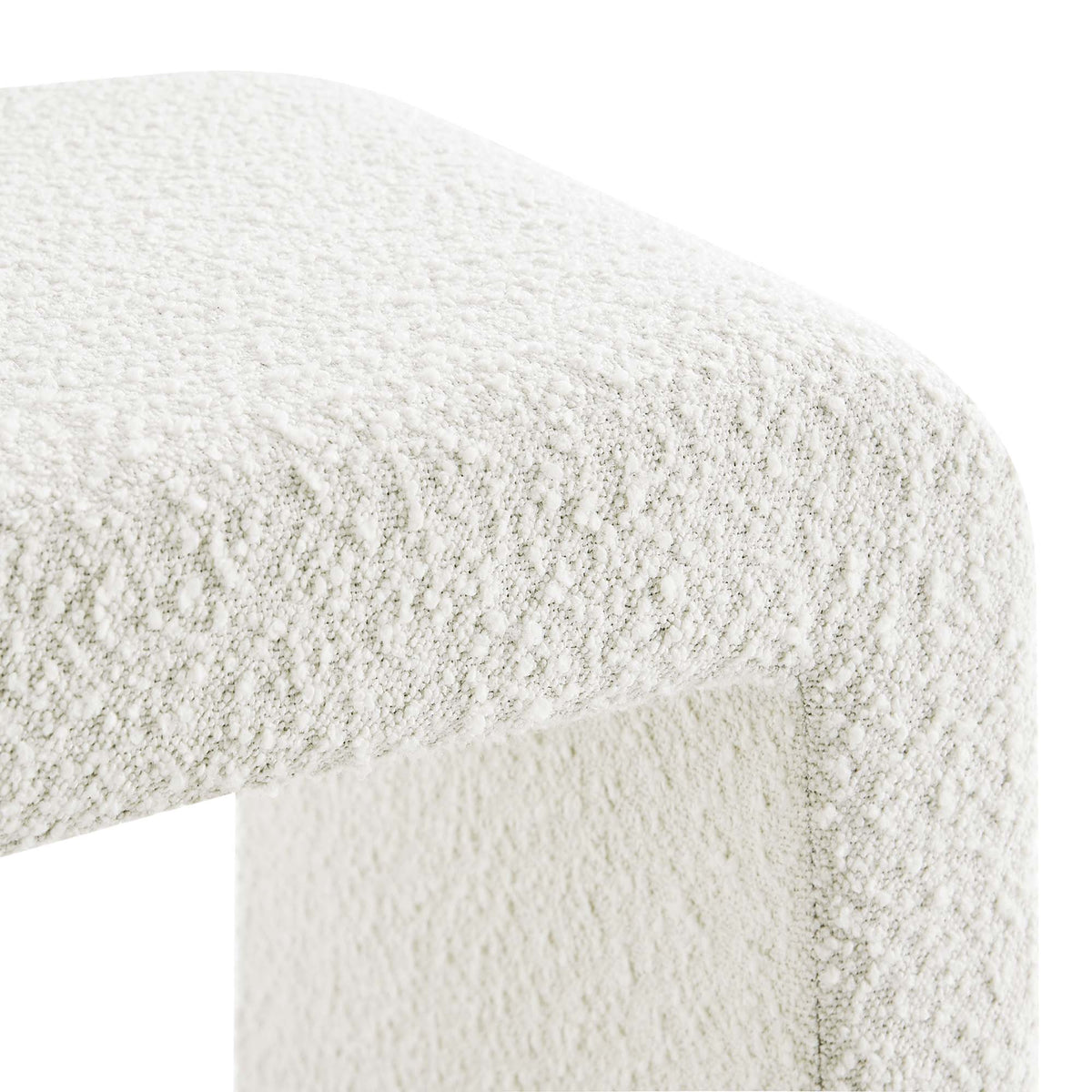 Simba Boucle Fabric Waterfall Stool by Modway