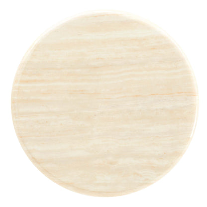 Lippa 20" Round Faux Travertine Side Table by Modway - EEI-6746