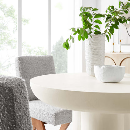 Caspian 40" Round Concrete Dining Table by Modway