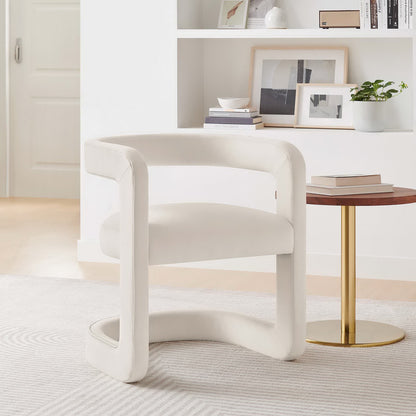 Winslow Performance Velvet Barrel Accent Chair by Modway