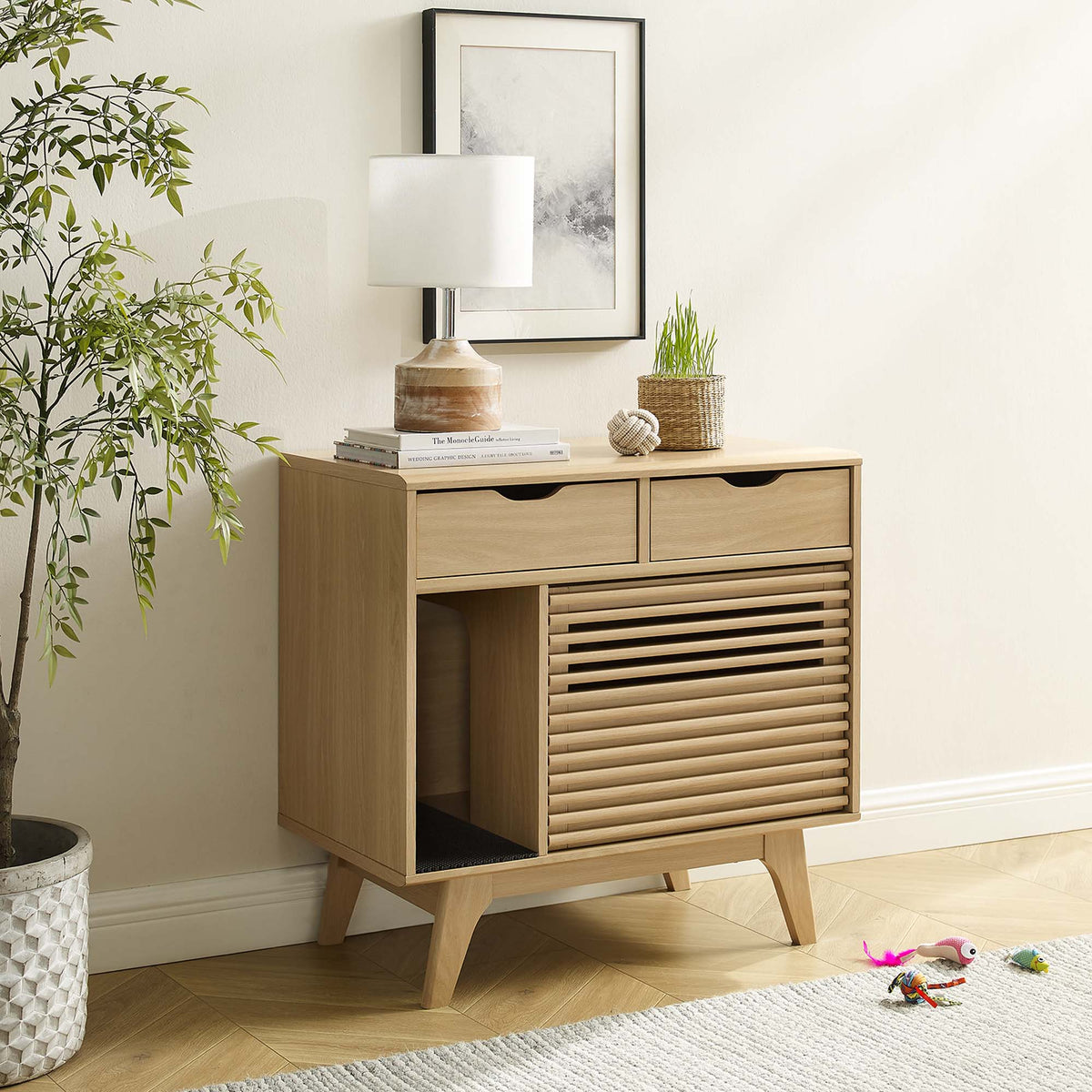 Render Cat Cabinet by Modway
