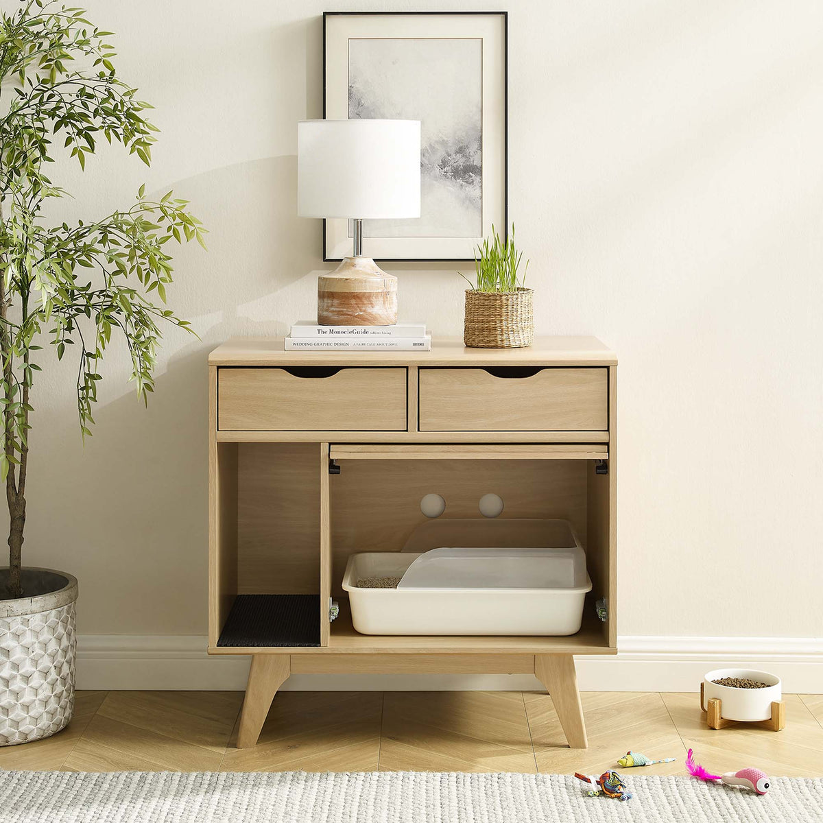 Render Cat Cabinet by Modway
