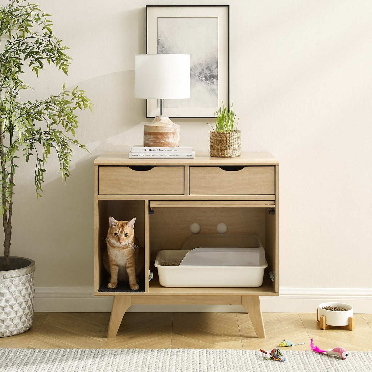 Render Cat Cabinet by Modway