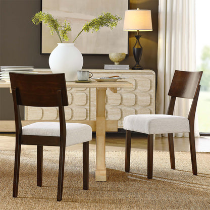 Pax Wood Dining Side Chairs Set of 2 by Modway