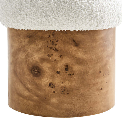 Breeze Boucle Upholstered Ottoman by Modway