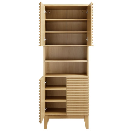 Render Tall Bathroom Storage Cabinet by Modway