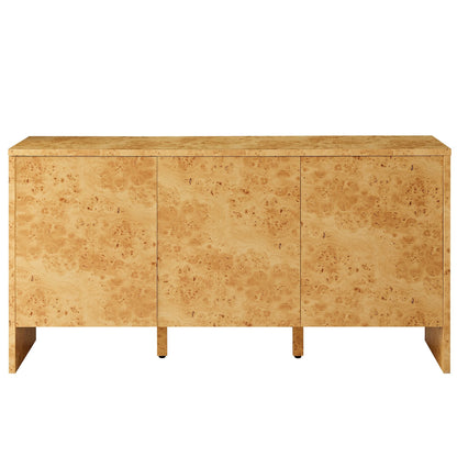 Hudson 60" Burl Wood Sideboard by Modway