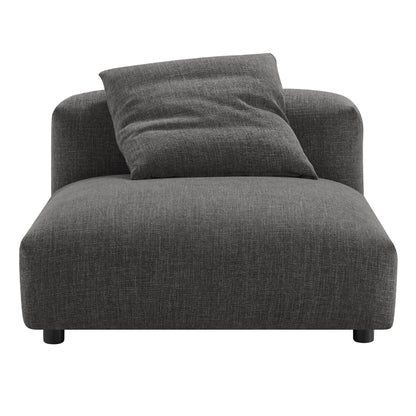 Solace Modular Upholstered Fabric Armless Chair by Modway