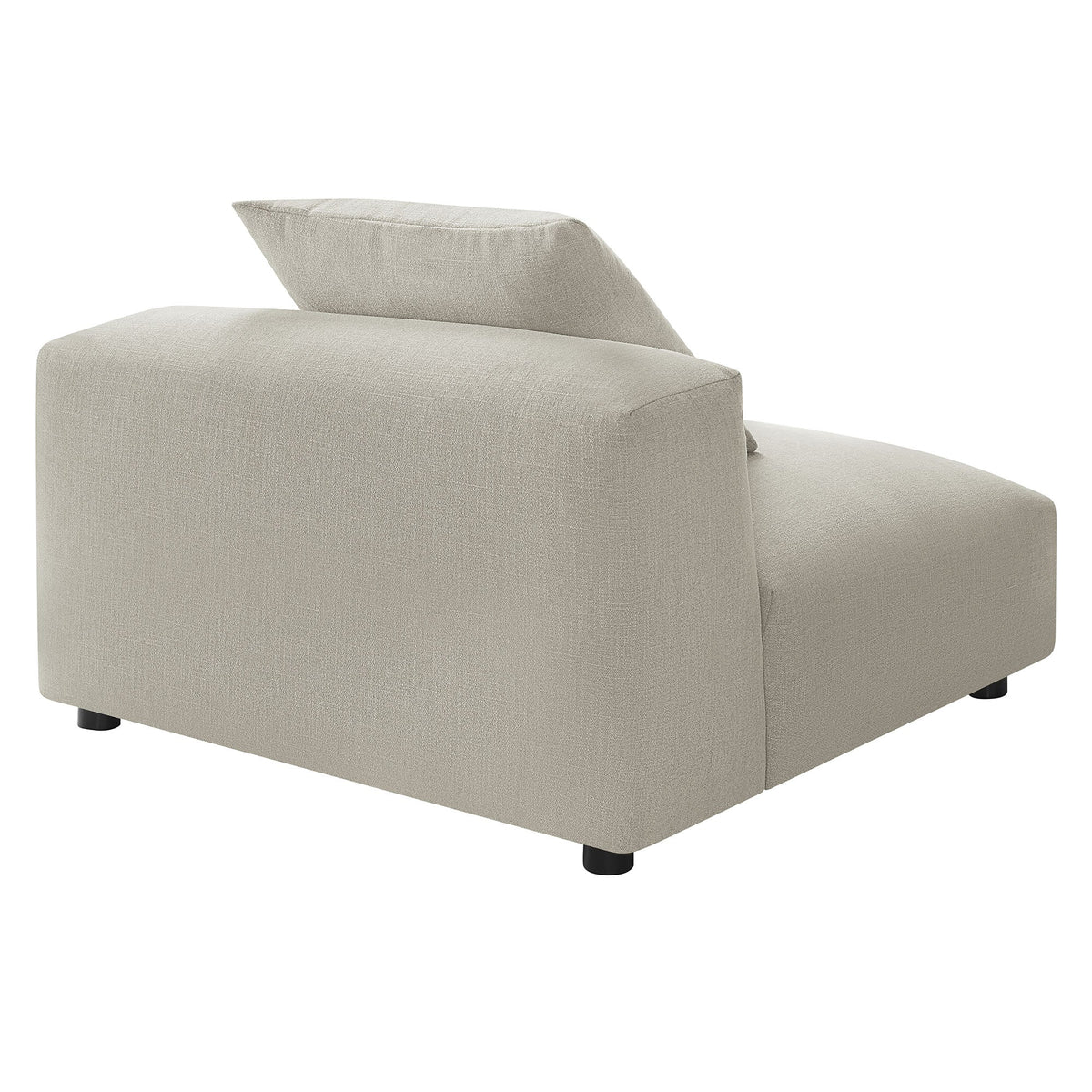 Solace Modular Upholstered Fabric Armless Chair by Modway