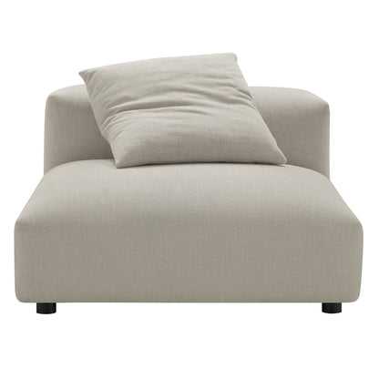 Solace Modular Upholstered Fabric Armless Chair by Modway