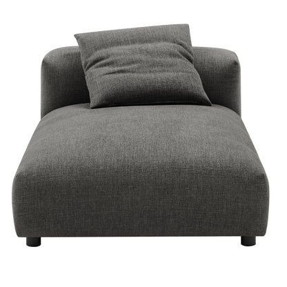 Solace Modular Upholstered Fabric Armless Chaise Lounge