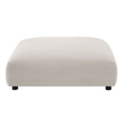 Solace 4-Piece Modular Upholstered Fabric Sectional Sofa With Ottoman by Modway