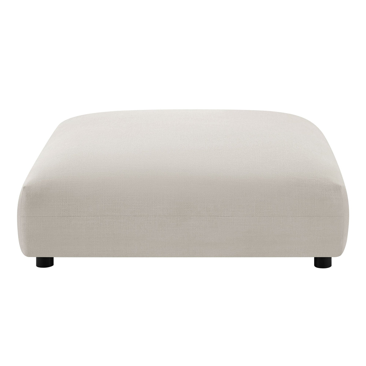 Solace Modular Upholstered Fabric Armless Loveseat and Ottoman Set by Modway