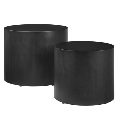 Amani Round Nesting Coffee Tables Set of 2 by Modway