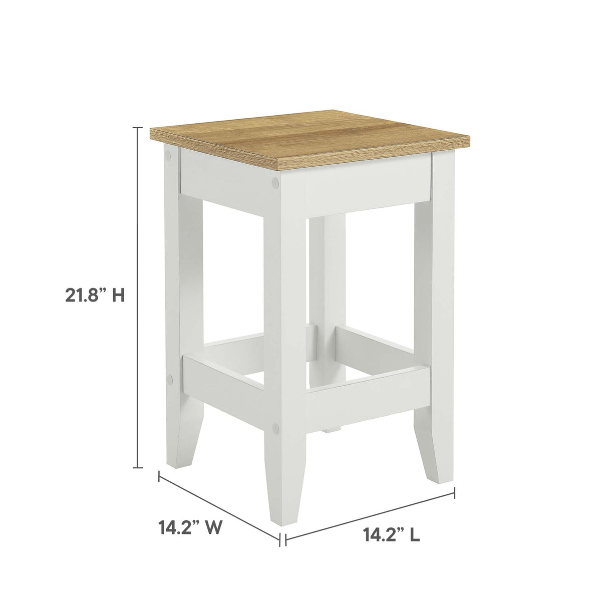 Farmstead 3-Piece Kitchen Island and Stool Set by Modway