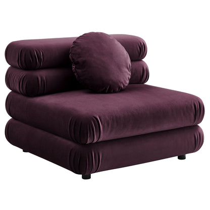 Jubilee 5-Piece Modular Performance Velvet Sectional Sofa by Modway
