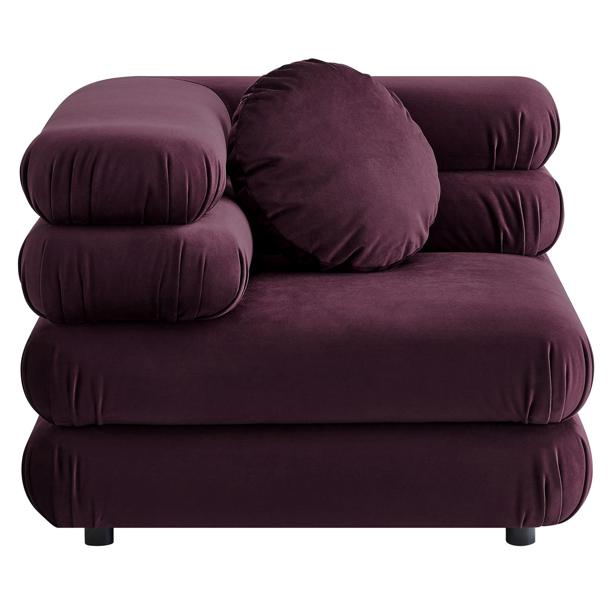 Jubilee 3-Piece Modular Performance Velvet Sectional Sofa by Modway
