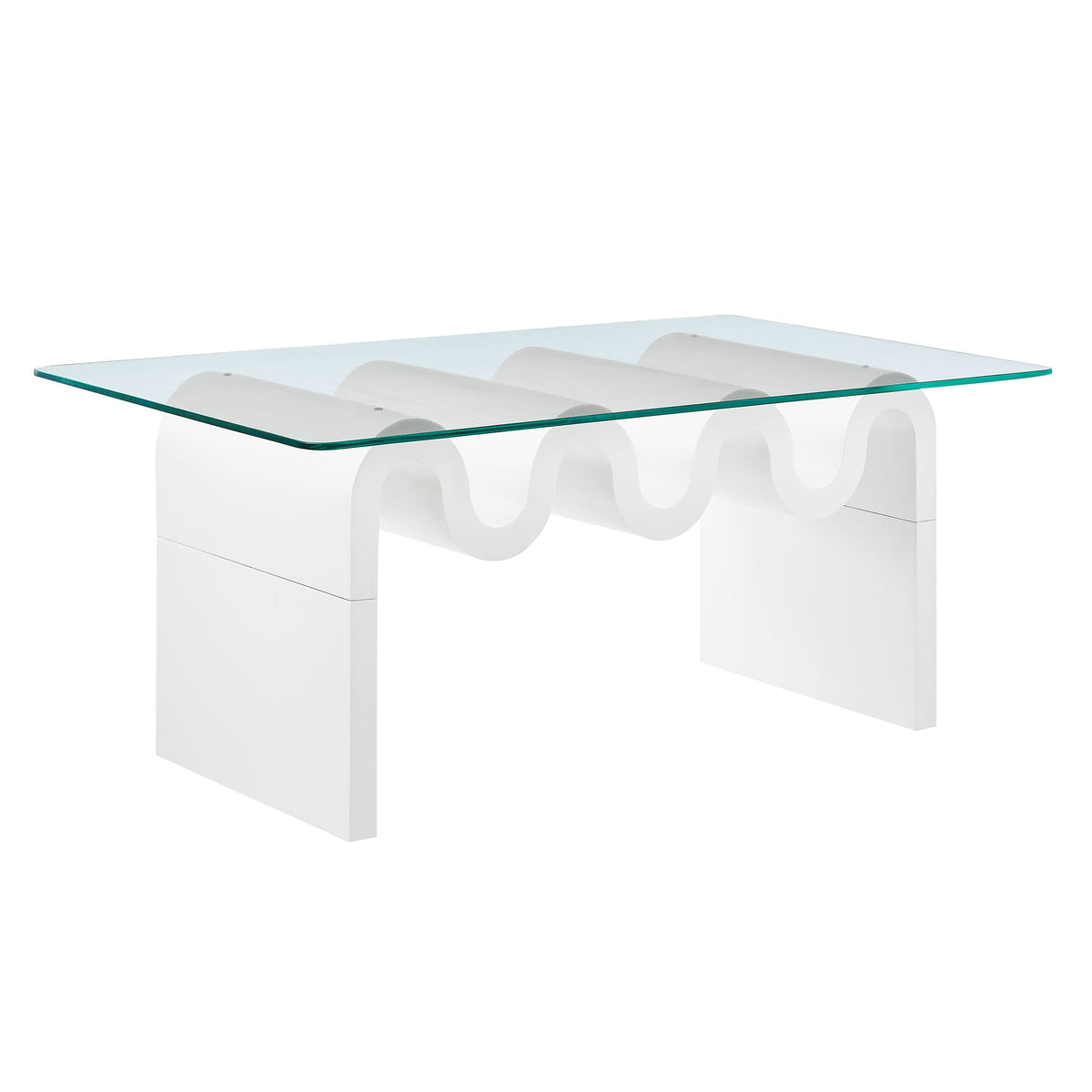 Ondine Glass Top Coffee Table by Modway