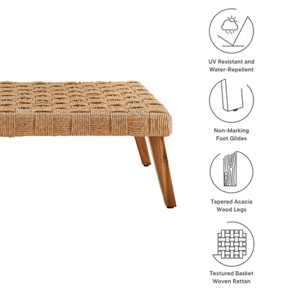 Thames Outdoor Patio Wicker Rattan Coffee Table by Modway