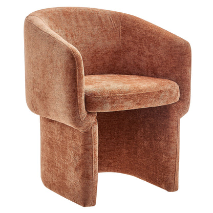 Verity Barrel Back Chenille Dining Armchair by Modway