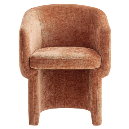 Verity Barrel Back Chenille Dining Armchair by Modway