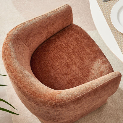 Verity Barrel Back Chenille Dining Armchair by Modway